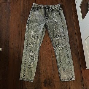 American eagle grey jeans us size 4